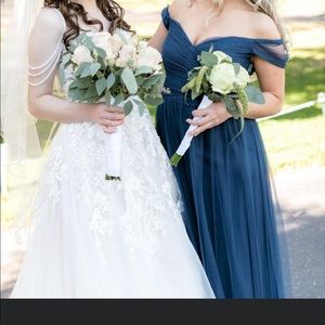 Kleinfeld deep ocean dress